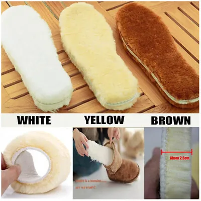 Wool Sheepskin Insoles Pads Replacement For UGG Boots/EMU/RainBoots Women & Men↷ • $3.86