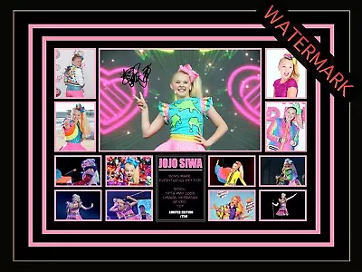 Jojo Siwa  - Nonstop - Limited Edition Signed & Framed Memorabilia - Celebrate • $118.99