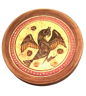 Decorative Clay Pottery Plate Hand Made In Greece 6 1/2” Codi • $9.04