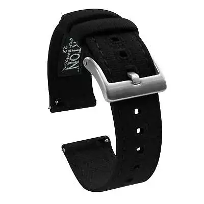 Black Premium Canvas Watch Band Watch Band • $23.99