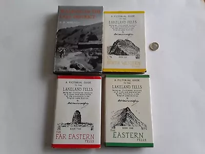 ×4 Hiking/walking/rambling Books  Lakeland Fells/lake District 1955-64 • £12