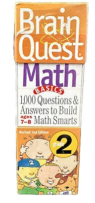 Brain Quest Math Basics - Grade 2 - Ages 7-8 Yrs 1000 Questions & Answers To... • $13.40