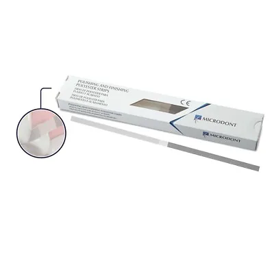 Microdont Dental Polishing Strips Polyester 6.0 Mm Medium/Fine 150 Per Box • $15.99
