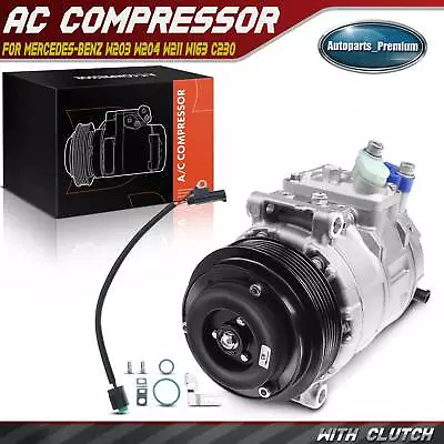 AC Compressor With Clutch For Mercedes-Benz W203 W204 W211 W163 C230 E320 ML320 • $151.99