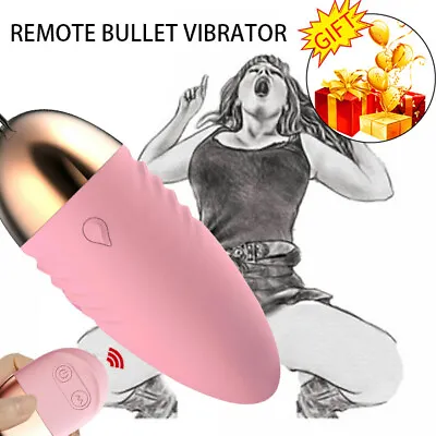 Bullet Egg Vibrator Remote Control G-Spot Dildo Massager Women Sex-Toy Wireless • $11.49