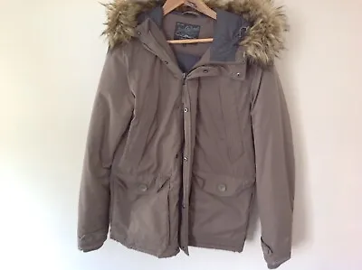 Men's JACK & JONES Fur Hooded PARKA Size UK S • £14.99
