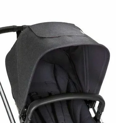 ⭐️ Mamas & Papas SOLA2 NAVY DENIM PUSHCHAIR HOOD Fits SOLA URBO 2 TAYO ZOOM NEW • £19