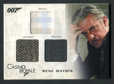 2008 James Bond In Motion RENE MATHIS - TRIPLE COSTUME Swatch Casino Royale TC04 • £14.95