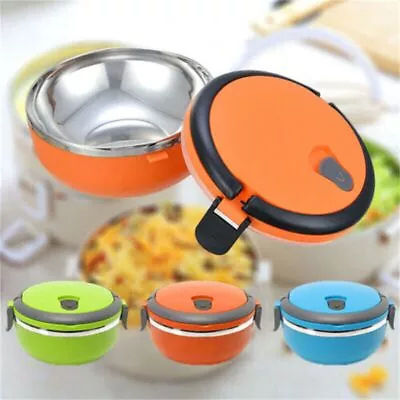 $15.97 • Buy Adult Insulated Warmer Food Container Thermos Vacuum Hot Food Flask Lunch Box