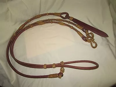 Harness/Rawhide Romal Reins - California Style 12 Plait. • $429.99