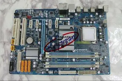 For Gigabyte GA-EP45T-UD3LR ATX LGA775 DDR3 Desktop Motherboard Tested Intel P45 • £89.69