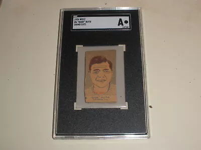 1926 W512 Hand Cut #6 Babe  Babe  Ruth SGC Authentic 3187540 • $1799.99