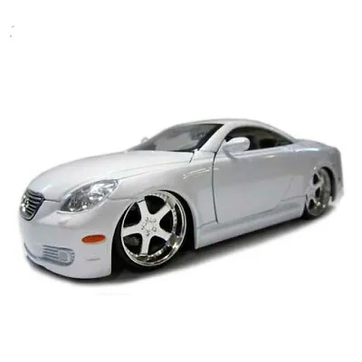 50989) JADA DUB CITY  LEXUS SC430. 1/24 SCALE. (SILVER COLOR) W/Maya Rims • $35.99