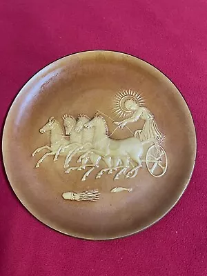 Vintage Metaxa Glyfada Athens Greece Fintias Decorative Plate 10” Diameter • $19.99