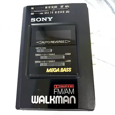 Working SONY Walkman WM-AF57/BF57 Radio Cassette Player NEW BELT • £65