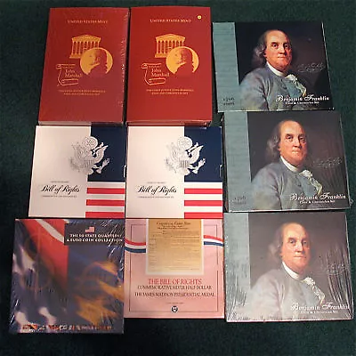 9 Silver Commemoratives Nice Variety In Original Packaging 12 Photos U.S. Mint • $299.75