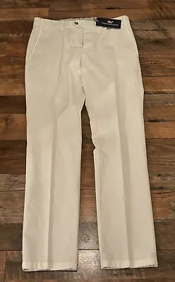 NWT Vineyard Vines Pants Khaki Men’s 30x30 Greenwich Stone White Bedford Cord • $34.85