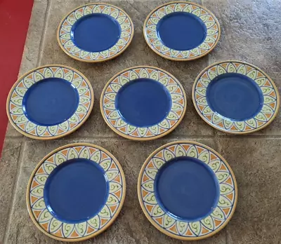 Villa Della Luna Bread Plates Set Of 7 Pfaltzgraff Excellent • $30