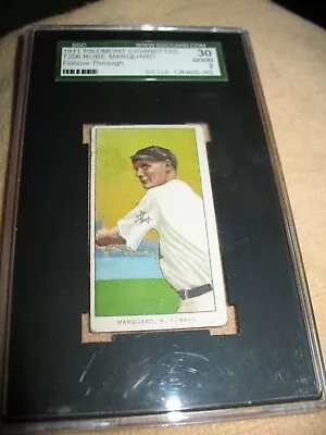 1909-11 T206 HOF Rube Marquard Follow Through  NY SGC 30 Good 2 • $275