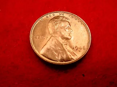 1946-s Lincoln Cent Gem Bu Red Cent From Original Roll!  #72*** • $9.75