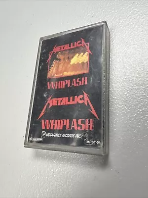 Metallica Whiplash Vintage Cassette 1985 Megaforce Records Heavy Metal MRST-04 • $35.99