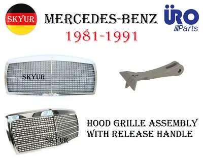 Grille Assembly With Hood Release Handle For Mercedes W126 300380500350S420 • $239.33
