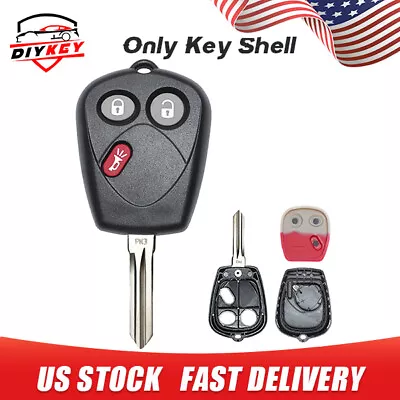 For SAAB 9-7x 2005-2009 Blank Key Shell Remote Key Case Fob 3 Button SFU1008552 • $9.66