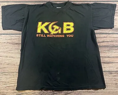 Vintage KGB Soviet Union Still Watching You Tee Shirt Size LARGE • $30