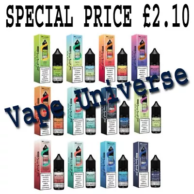 Elux Nic Salt 10ml E Liquid Vape Juice- Elux Salts 50VG/50PG - • £2.10