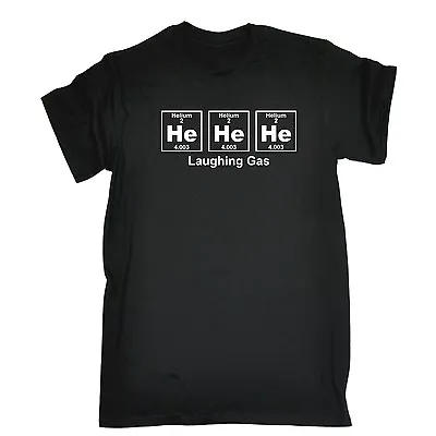 Helium Laughing Gas Funny Joke Geek Nerd Science Humour Job T-SHIRT Birthday • £12.95