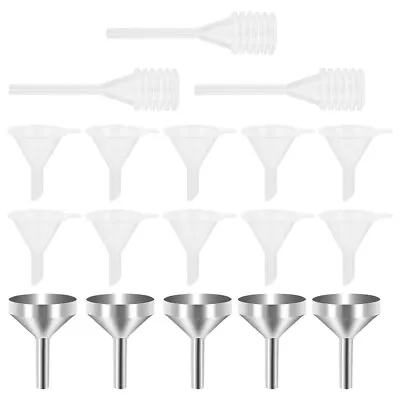 1 Set Metal Plastic Mini Funnel Perfume Fill Small Funnel Liquid Dispensing Tool • $8.23