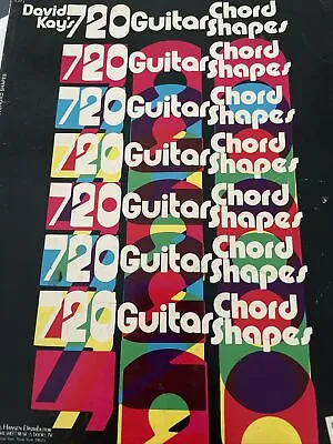 David Kay's 720 Guitar Chord Shapes • $11.95