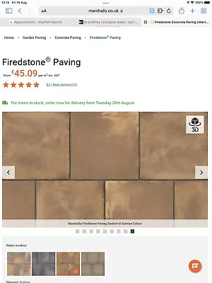 Paving Slabs - 5m2 • £175