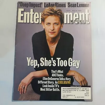 ENTERTAINMENT WEEKLY Magazine May 8 1998 #431 Ellen DeGeneres PF • $13.99