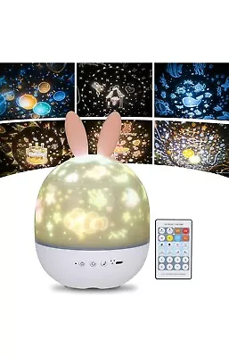 URAQT Star Light Projector With Music Kids Night Light With Remote Control • £19.35