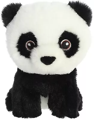 Aurora - Mini Black Eco Nation - 5  Mini Panda - Eco-Friendly Stuffed Animal • $11.66