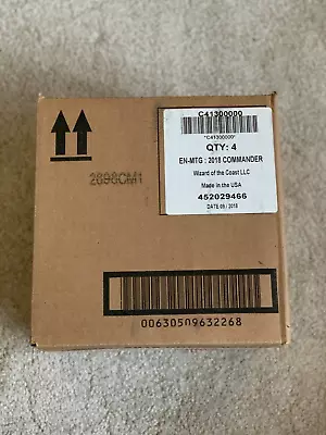 Magic The Gathering Commander 2018 English Set Of All 4 Decks MTG Factory Sealed • $180