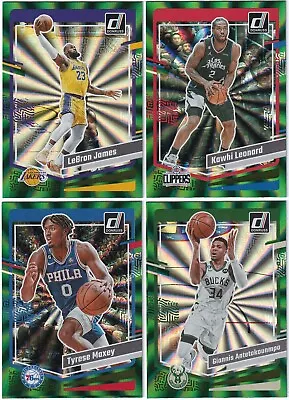 2023/24 Panini Nba Donruss - 'base - Green Laser Holo' Cards - Choose Your Card • $3