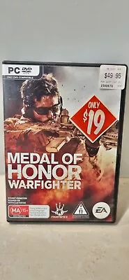 Medal Of Honor: Warfighter (PC DVD 2012) First Person Shooter VGC With Code • $13.99