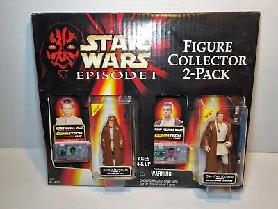 Star Wars Episode 1 Figure Collector 2-pack Anakin Skywalker + Obi-wan Kenobi • $50