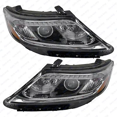 For 2014 2015 Kia Sorento EX SX Halogen LED DRL Projector Headlights Left Right • $254.95