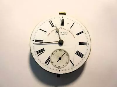 £4.20 • Buy Antique J. G GRAVES, Sheffield POCKET WATCH MOVEMENT No. 104544  - Ticking