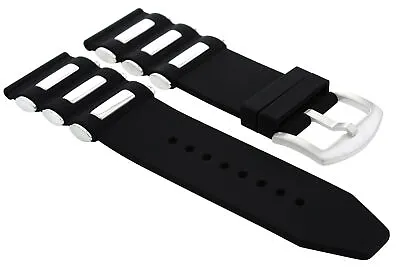 26mm Silicone Rubber Russian Diver Band Strap For Invicta 15063 Corduba Black • £19.24