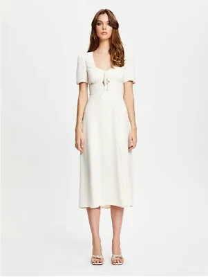 Alice Mccall  Oleander  Midi Dress Cream Size 8 • $90