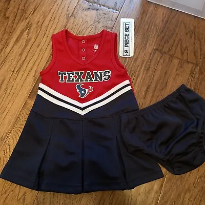 $16.99 • Buy Houston Texans NFL Apparel Cheerleader Outfit - 12 Months. 2 Pieces. New