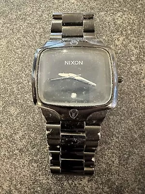 £50 • Buy Nixon The Player Watch Black Diamond Dial Stainless Steel Bracelet 