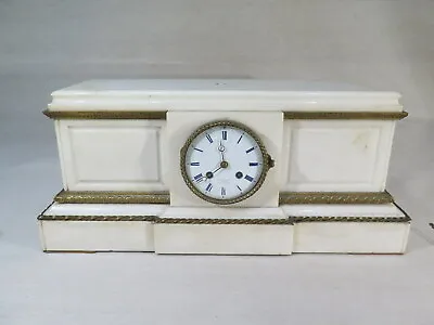 Antique Paris Carpenter Marble Bench & Bronze Pendulum Dore Second Empire  • $266.75