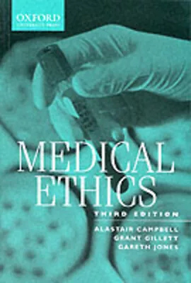 Medical Ethics By Alastair V Campbell Grant Gillett D. Gareth Jones (Paperback • £2.63