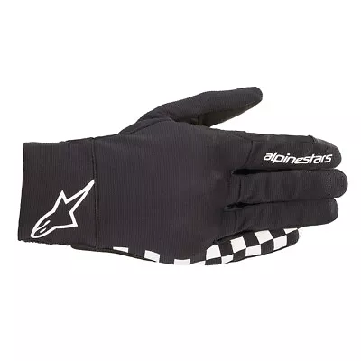 Alpinestars Reef Glove Black/White Mens  Motorbike/Motorcycle Short Cuff Gloves • £39.99