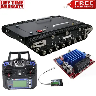 WT-500S Tank Chassis Robot Remote Control Smart Car Electronic Control System • $743.85